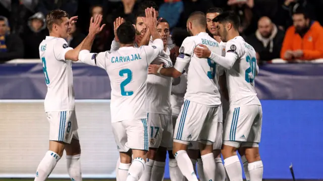 Real Madrid celebrate