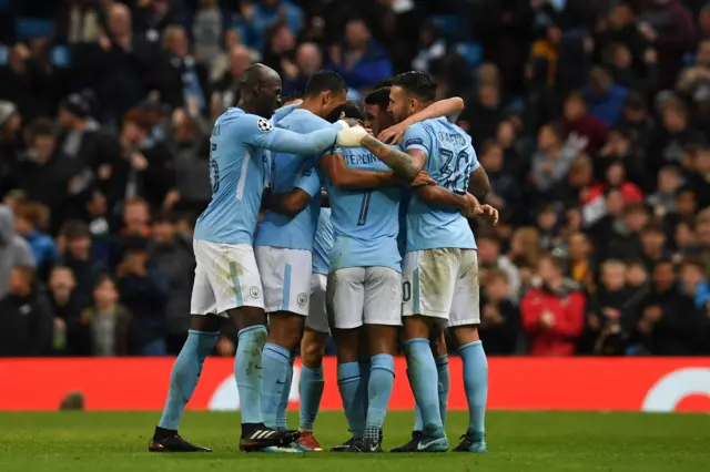 Manchester United celebrate