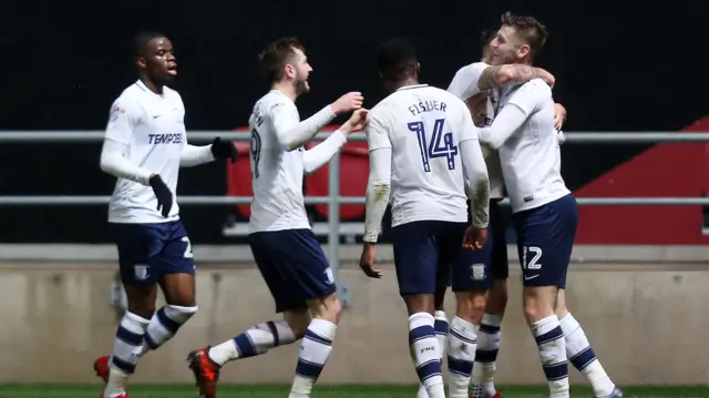 Preston celebrate