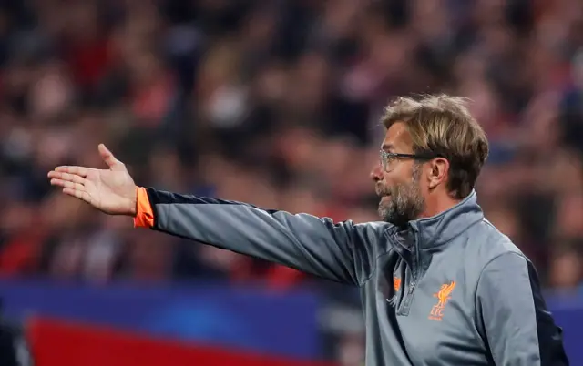 Jurgen Klopp gestures