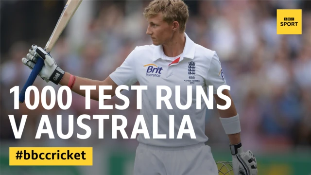 Joe Root, 1000 Test runs versus Australia