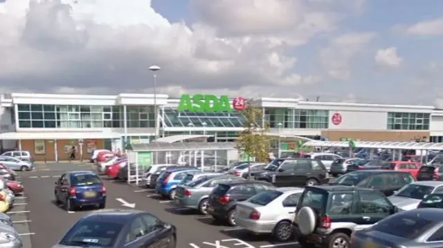 The Asda branch in Donnington