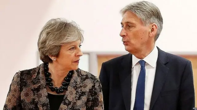 Theresa May and Philip Hammond