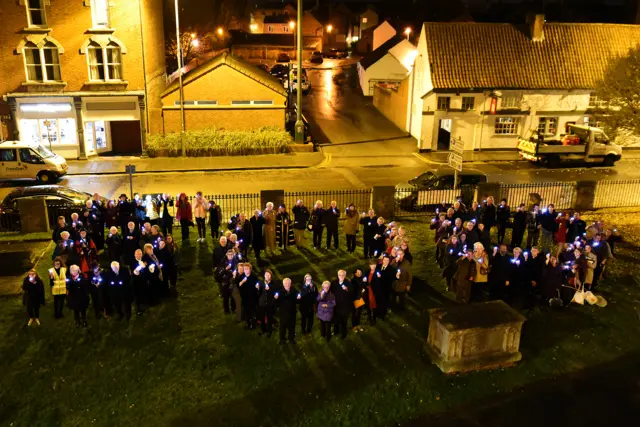 The parade in Retford