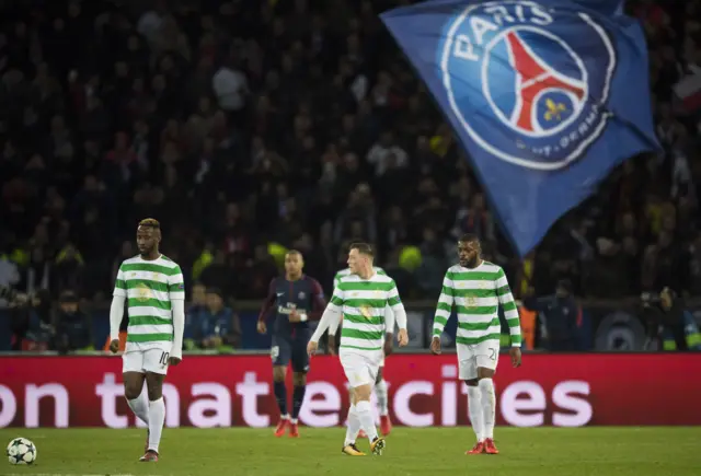 Celtic were hammered in Paris