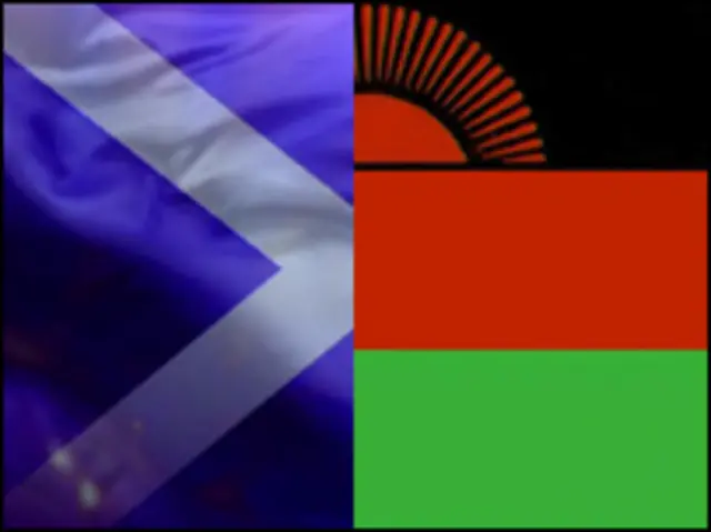 Scotland and Malawi flags