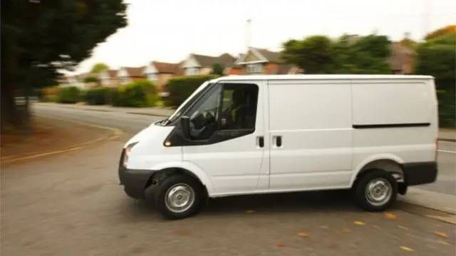 A white van