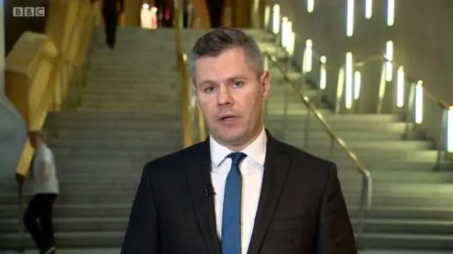 Derek Mackay Image caption Derek Mackay said the claims of extra funding for Scotland were a "con"