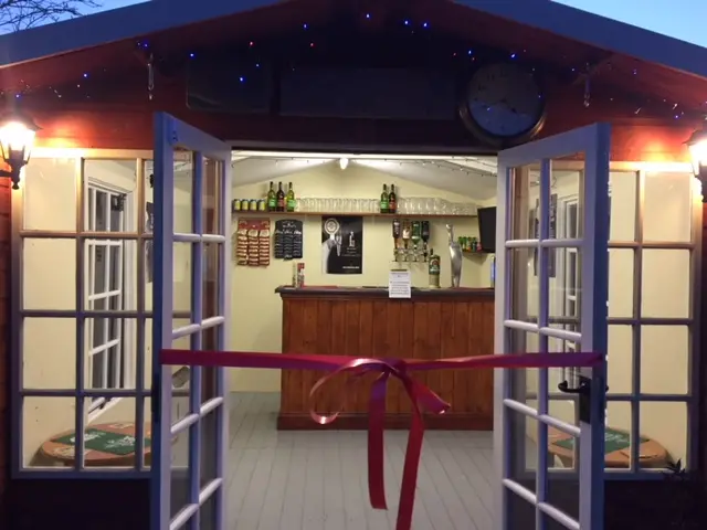 Summerhouse-turned-pub before it opened