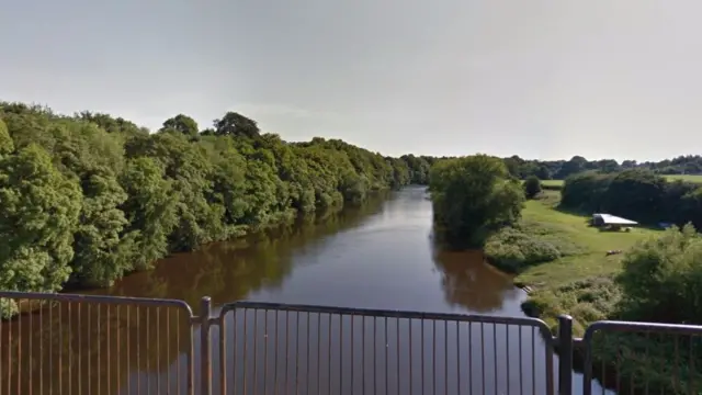 River Wye in Hay-on-Wye