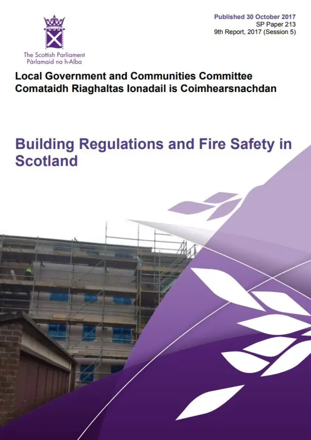 Building Regulations and Fire Safety in Scotland report