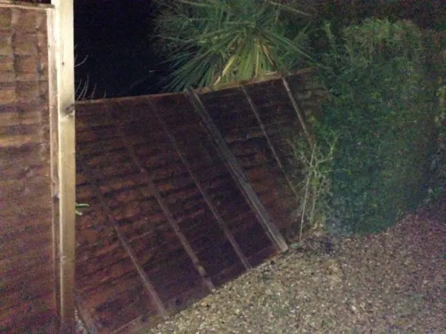 Fence broken in Chinnor