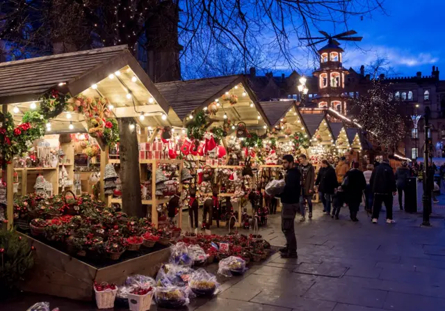 Christmas markets in Manchester