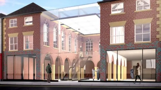 Artists' impression of Cloth Hall