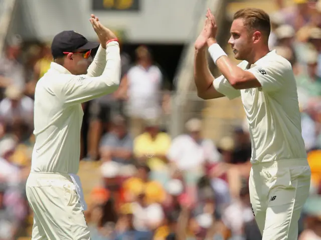 Joe Root and Stuart Broad