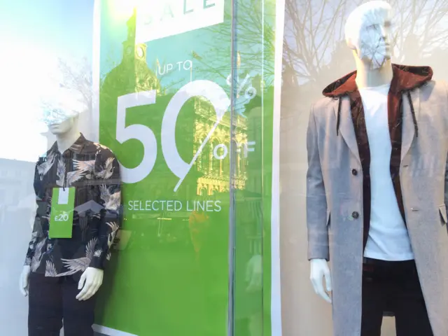 50% off sign in window