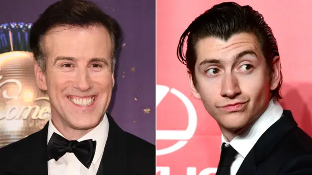 Anton Du Beke and Alex Turner