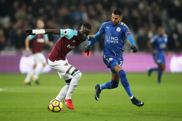 Cheikhou Kouyate and Riyad Mahrez