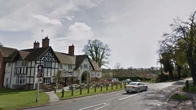 Sandon Road near Dog and Doublet pub