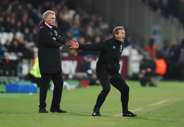 David Moyes and Stuart Pearce