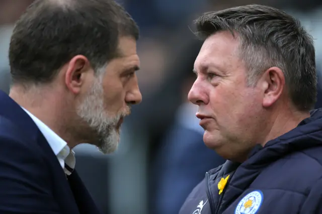 Slaven Bilic and Craig Shakespeare