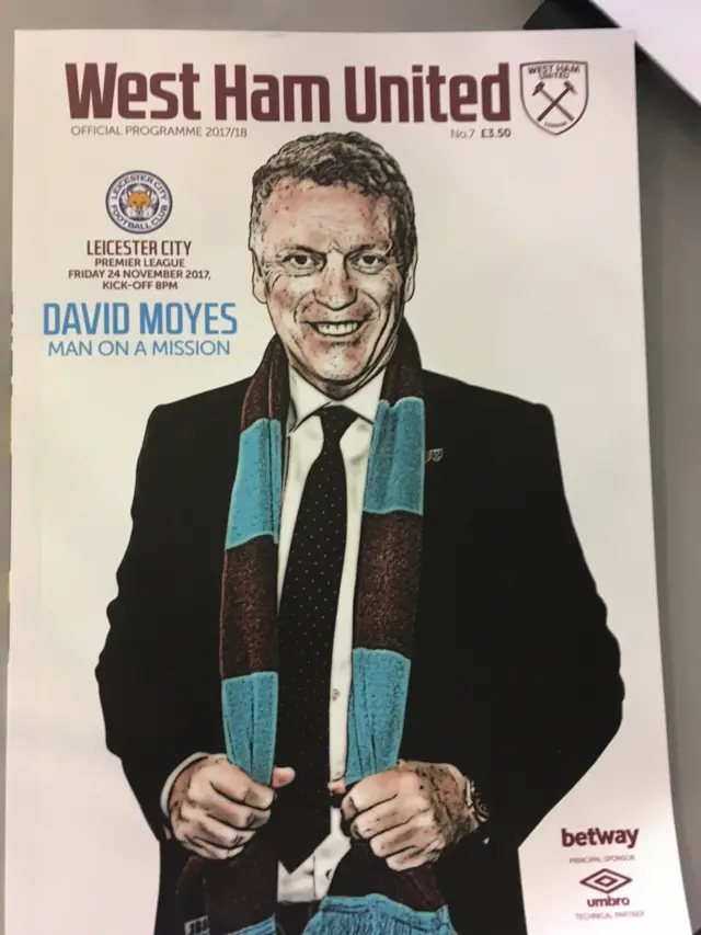 West Ham programme