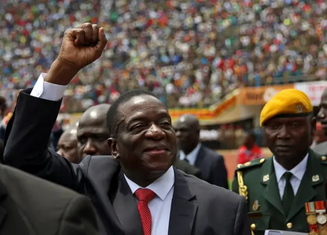 Ceremony for swearing-in of Zimbabwe President Emmerson Mnangagwa