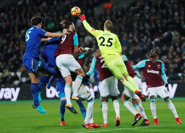 Andy Carroll and Joe Hart