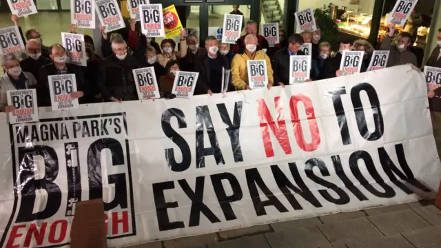 Magna Park protesters