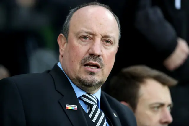 Newcastle United manager Rafael Benitez