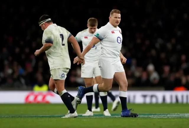 England's Dylan Hartley