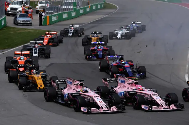 Ocon and Perez