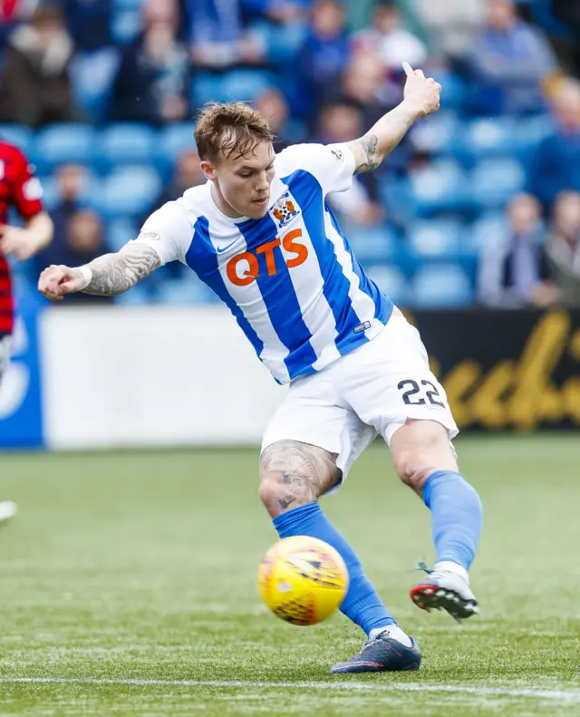 Kilmarnock striker Lee Erwin