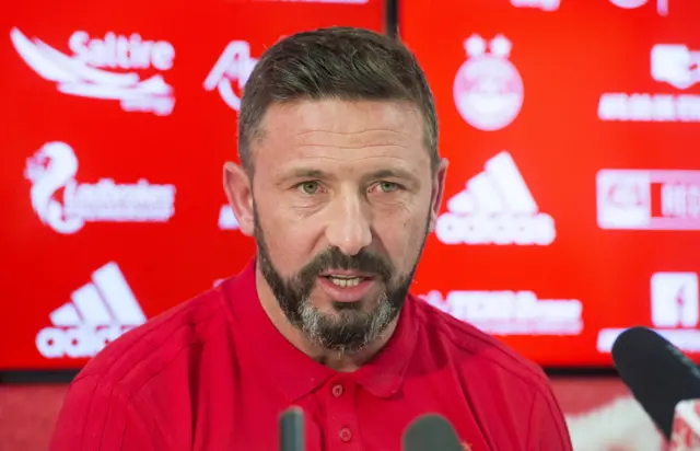 Aberdeen manager Derek McInnes