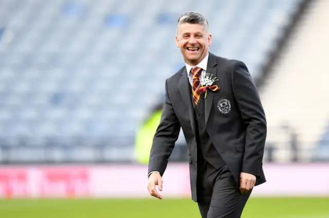 Motherwell manager Stephen Robinson