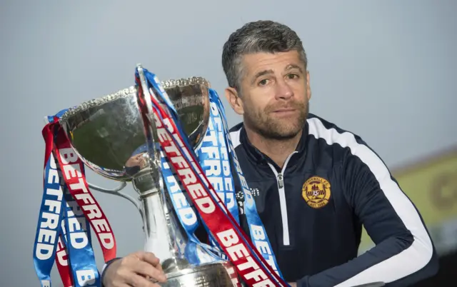 Motherwell manager Stephen Robinson