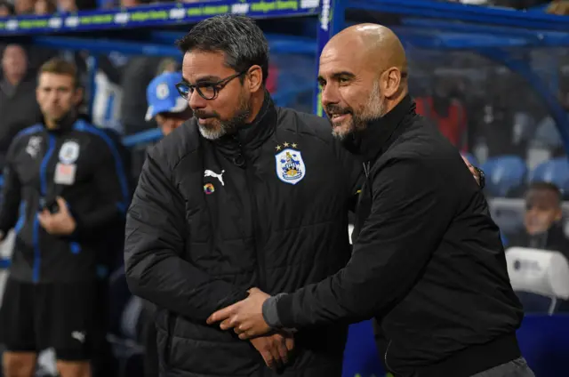 David Wagner and Pep Guardiola