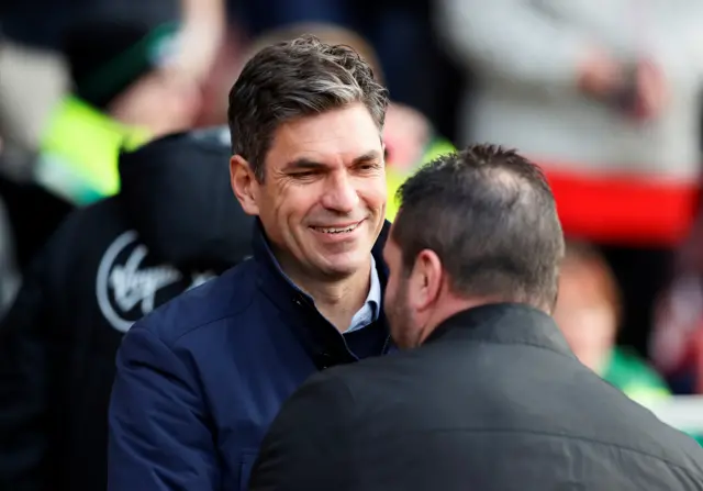 Everton caretaker manager David Unsworth and Southampton manager Mauricio Pellegrino