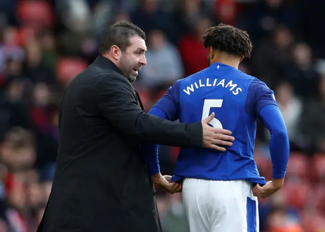 Ashley Williams replaces Leighton Baines