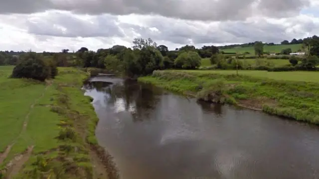 River Severn in Shropshire near Welsh border