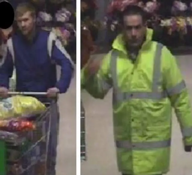 CCTV of two men