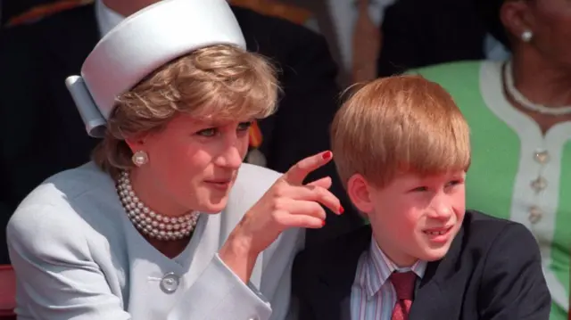 Princess Diana and Prince Harry