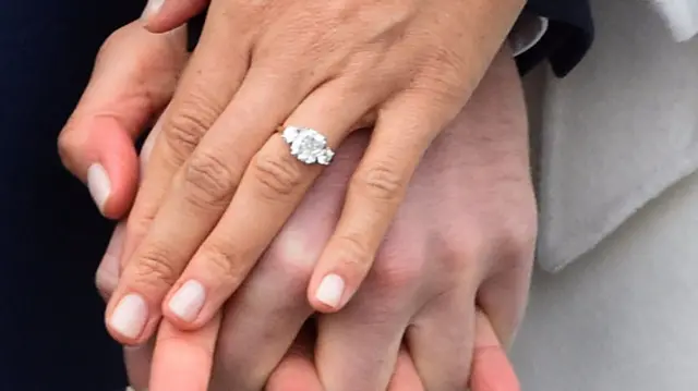 Meghan Markle's hand