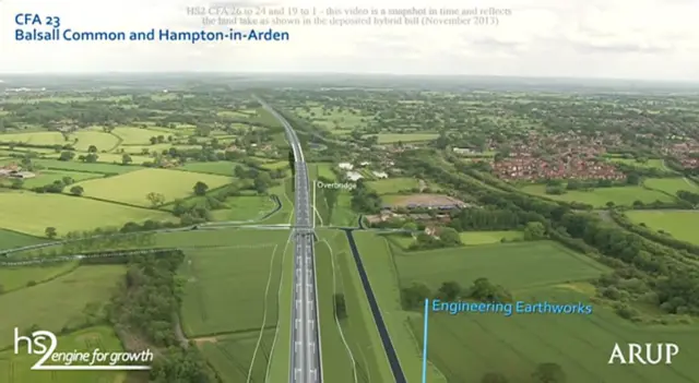 HS2 map