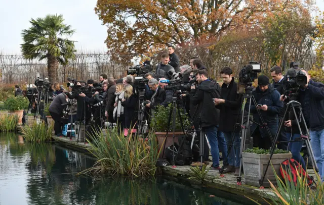 Photographers at Kensington Palace