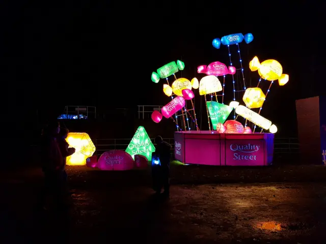 Quality Street Chinese lantern