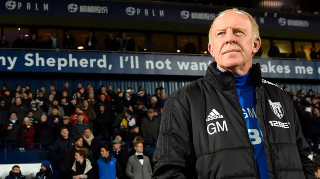 Gary Megson watches on as West Brom face Newcastle