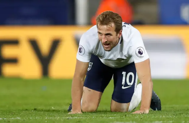 Harry Kane is dejected at full-time