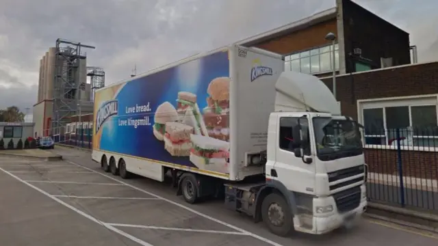 Kingsmill bakery and lorry