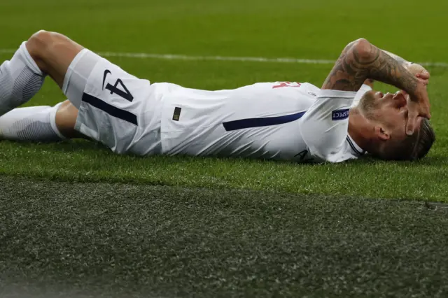 Toby Alderweireld was injured during a Champions League game for Spurs